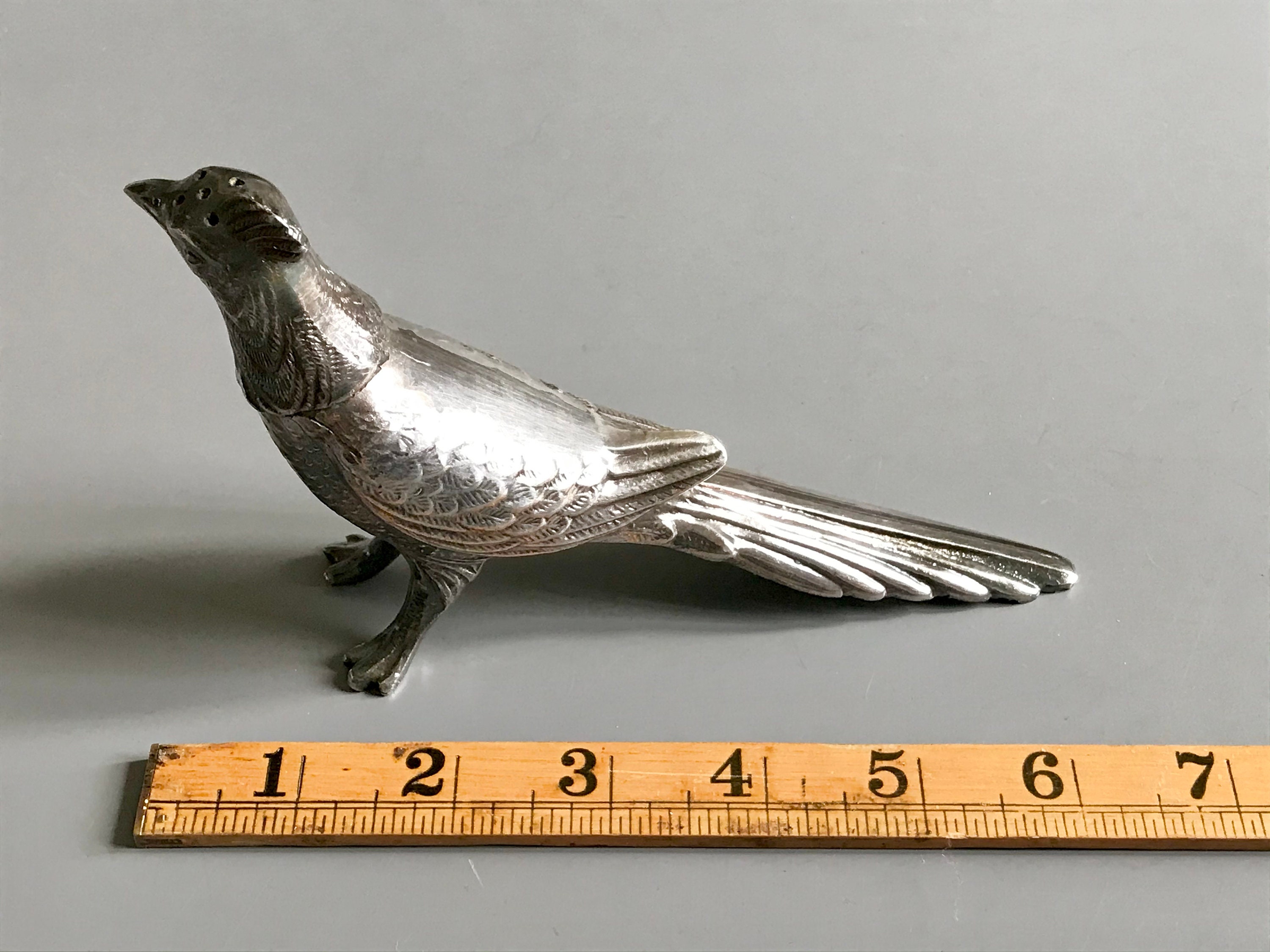 Vintage Silver Plated Pheasant Bird Salt and Pepper Shakers / Etsy