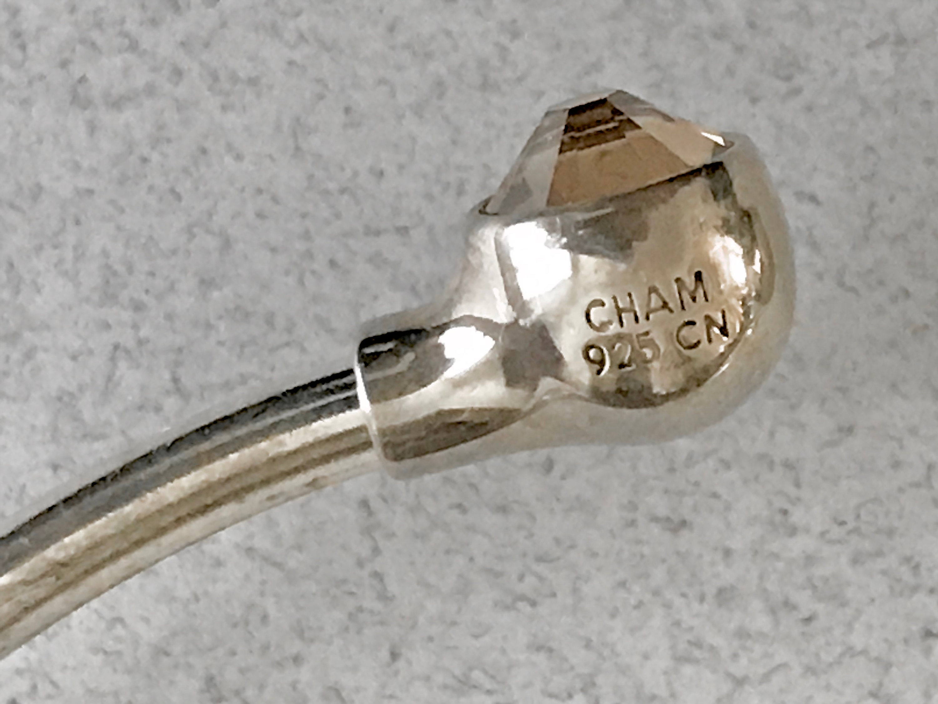 Genuine Chamilia CHAM 925 Sterling Silver Charm Bracelet Etsy