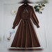 Dark Academia Clothing Women, Cottagecore Dress Long Sleeve, Crochet Sweater Dress, Cute Vintage Knitted Dress, Kawaii Y2k Lolita Dress