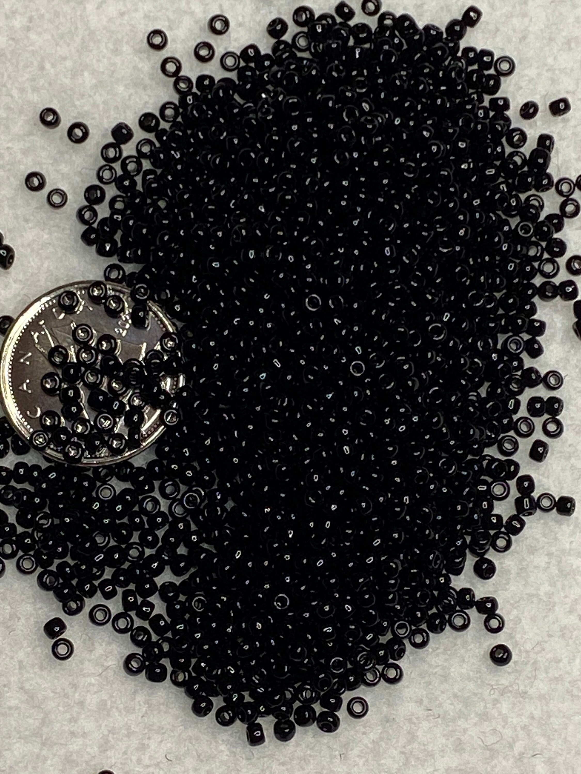 African Glass Seed Beads, Shiny Bone 4mm – EOS Designs Studio