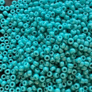 Turquoise #11 & #6 seed bead, Matsuno blue beads, aqua glass bead, tiny turquoise bead for decoration, blue seed bead for jewelry, 4mm