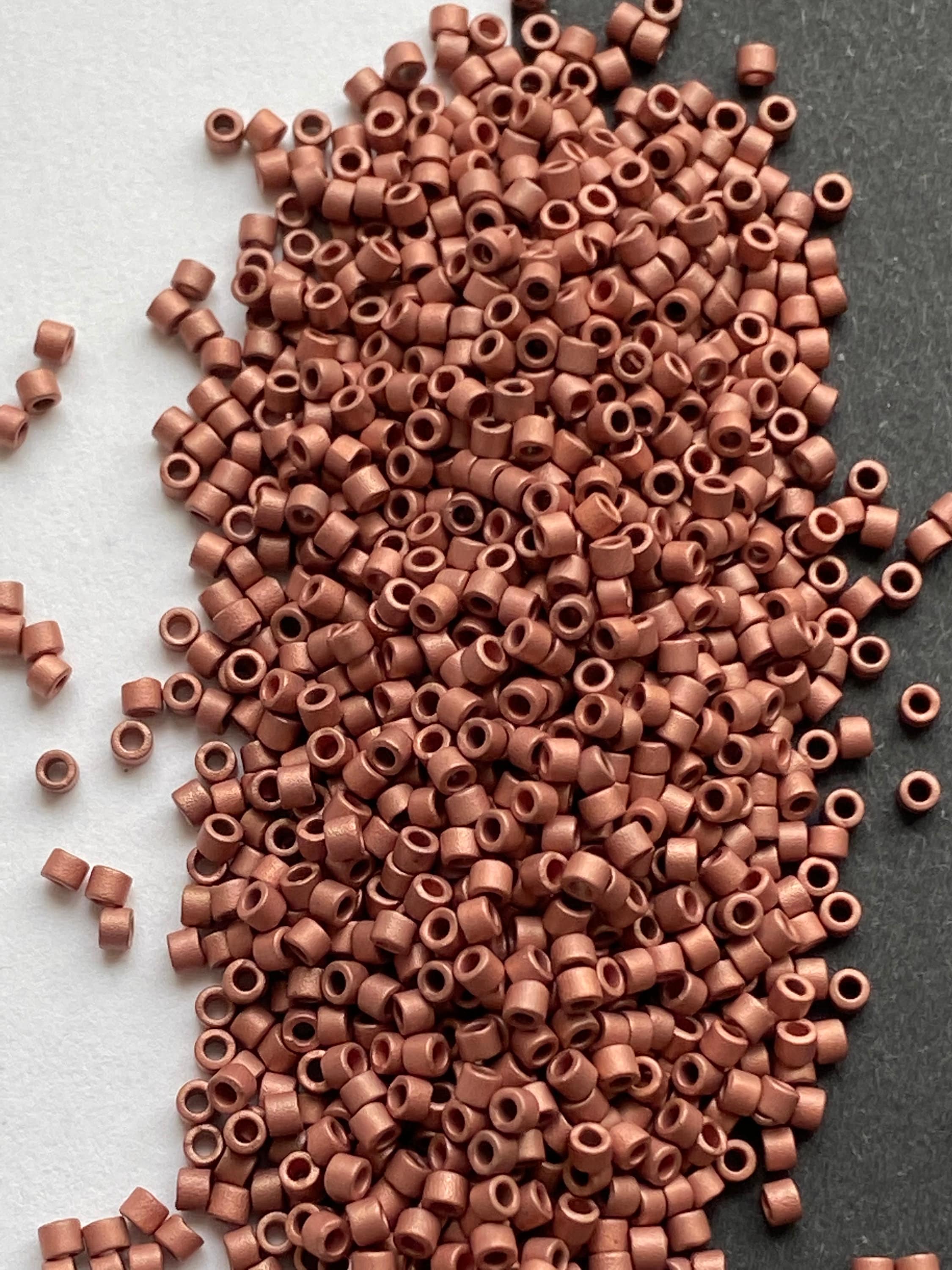 Copper Seed Bead Delica Matte Beads Size 11 DBL0340 Etsy