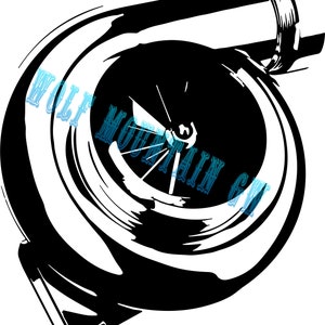 Turbocharger digital download PNG SVG JPG