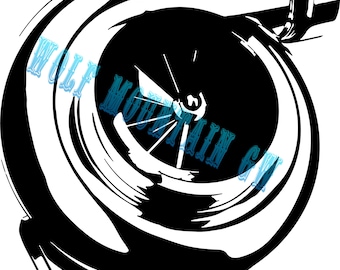 Turbocharger digital download PNG SVG JPG