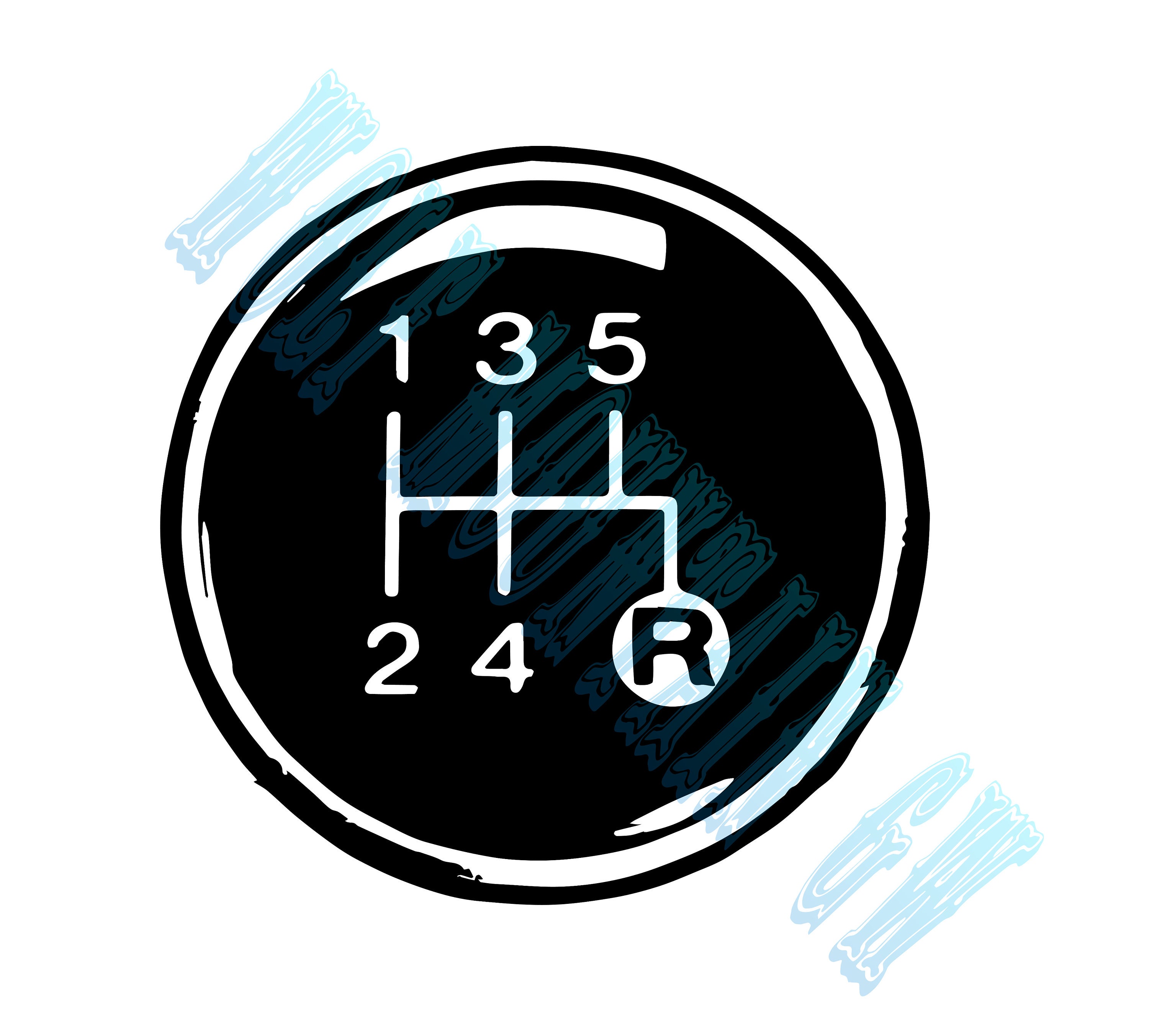 Manual Shift Pattern SVG JPG PNG Digital Download Etsy UK