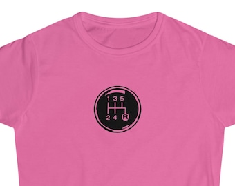 SHIFT PATTERN Ladies shirt, manual shift shirt,  Retro Vintage Vibes, 70s 80s 90s, gearhead shirt, hot rod shirt, muscle car shirt, car girl