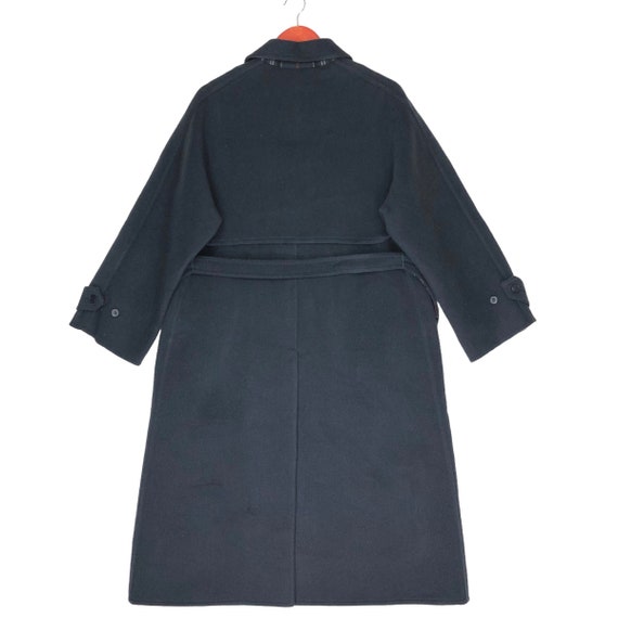 Fouks Paris Checkered Trench Coat Size M, Checkered Coat