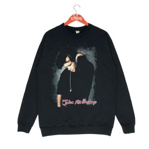 Vintage John Mellencamp Crewneck Sweatshirt Size M Band John Mellencamp Sweater Black
