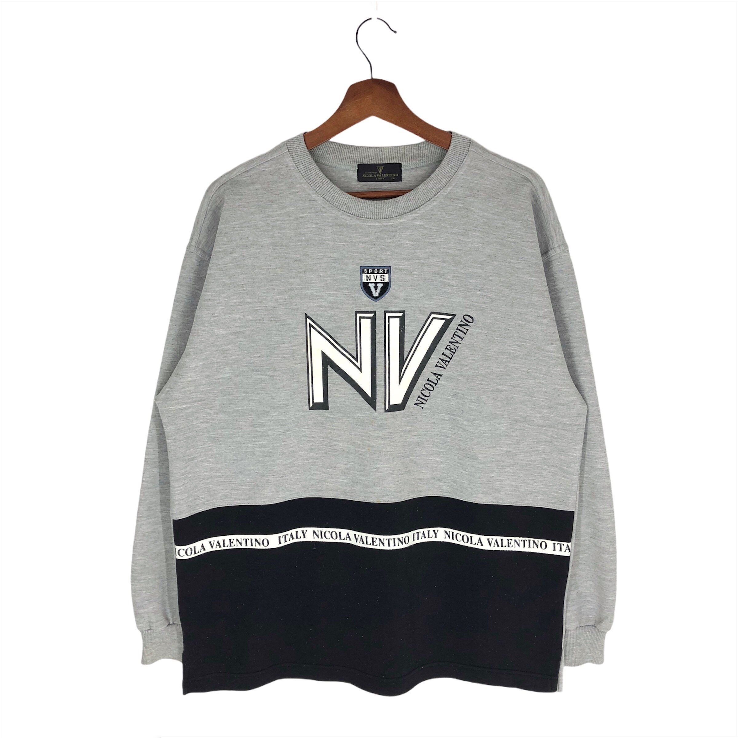 Nicola Valentino Sport Crewneck Sweatshirt Size L Nicola Valentino 