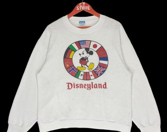 Vintage 90s Mickey Mouse Disneyland Sweatshirt - Big Logo Pullover