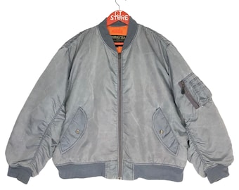 Vintage Corinth MA-1 Flight Bomber Jacket, Fiber Fill, Made in USA