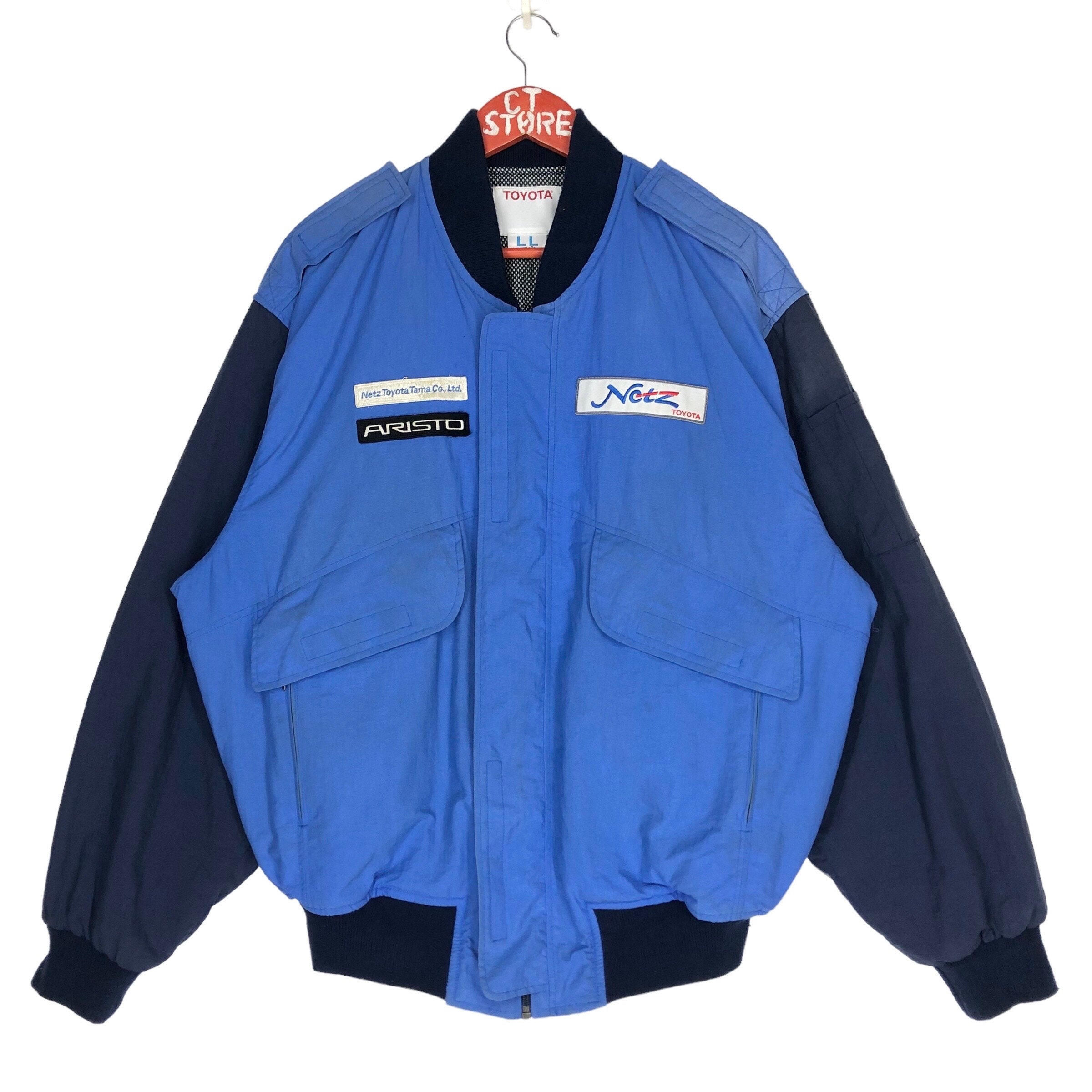 Vintage Toyota Tama Netz Aristo Zip up Jacket Size L Toyota Vintage Toyota Tama Netz Aristo Zip up Jacket Size L Toyota