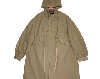 Jun Takahashi Undercover X GU Oversized Back Gather Coat (Size L)