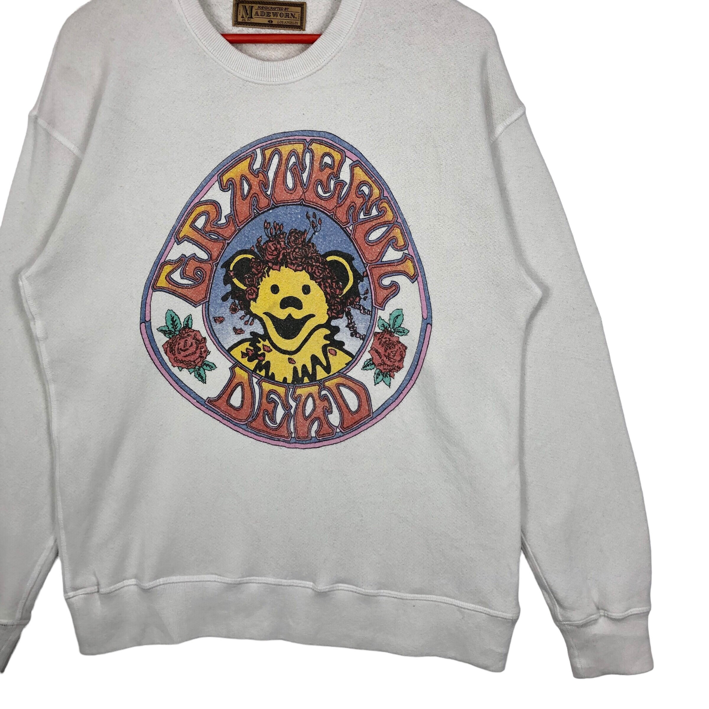 Madeworn Grateful Dead Bear Classic Crew Sweatshirt Size M