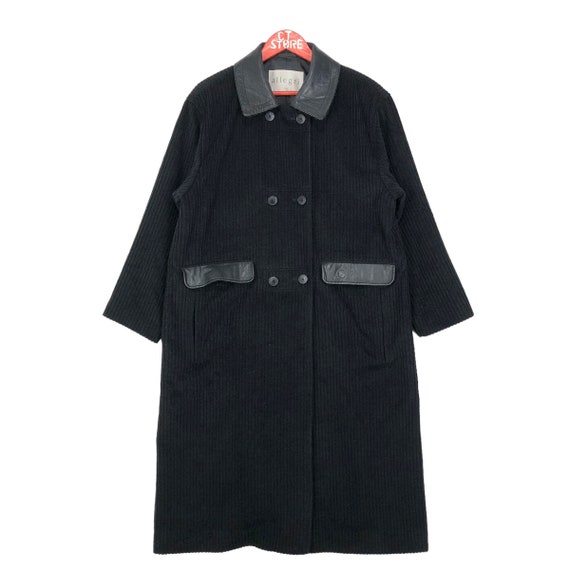 【archive】allegri italy hood design coat Vintage Allegri Italy Wool Coat Jacket Black Size L Adult Jacket
