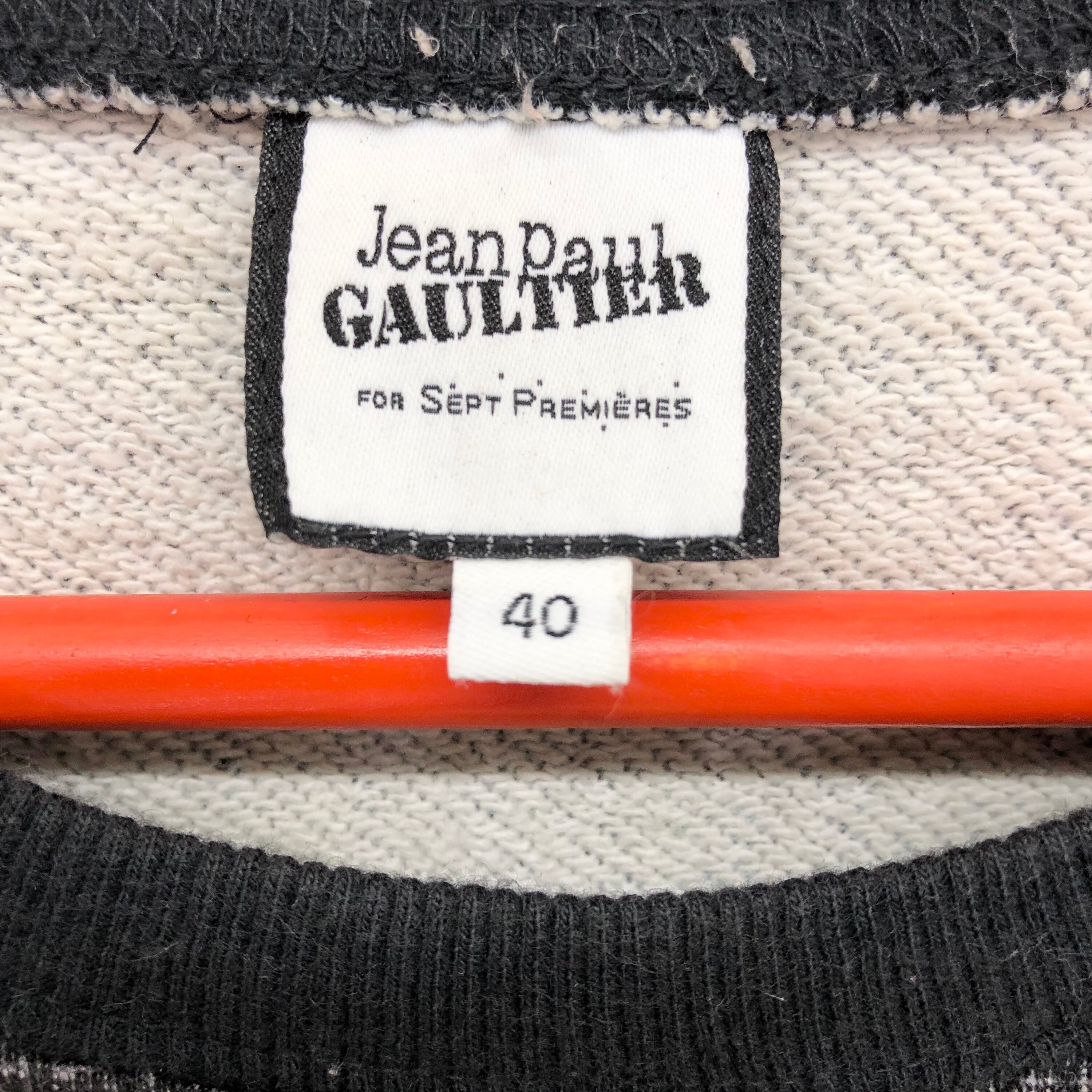 Jean Paul Gaultier for Sept Premieres Over Print Crewneck