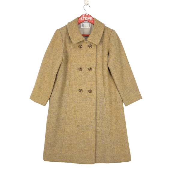 Vintage Harris Tweed Wool Coat Jacket Size M Adult Women Vintage Harris Tweed Wool Coat Jacket Size M Adult Women