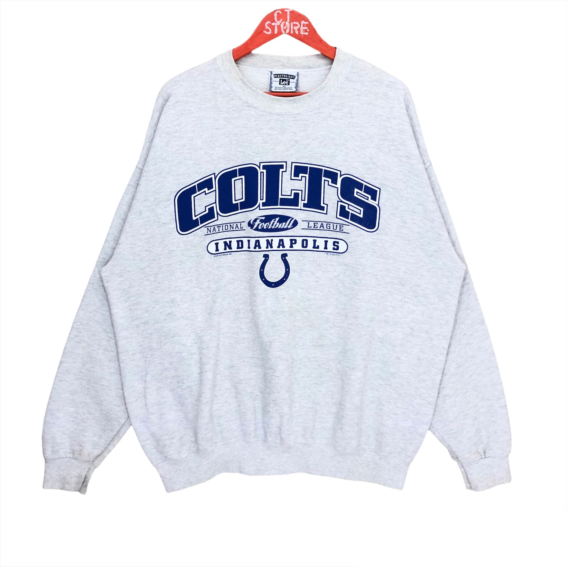 Wild Bobby Indianapolis Fan Mens Sports Crewneck Sweatshirt - Fantasy Football Graphic Hoodie, Black, Medium - View #14