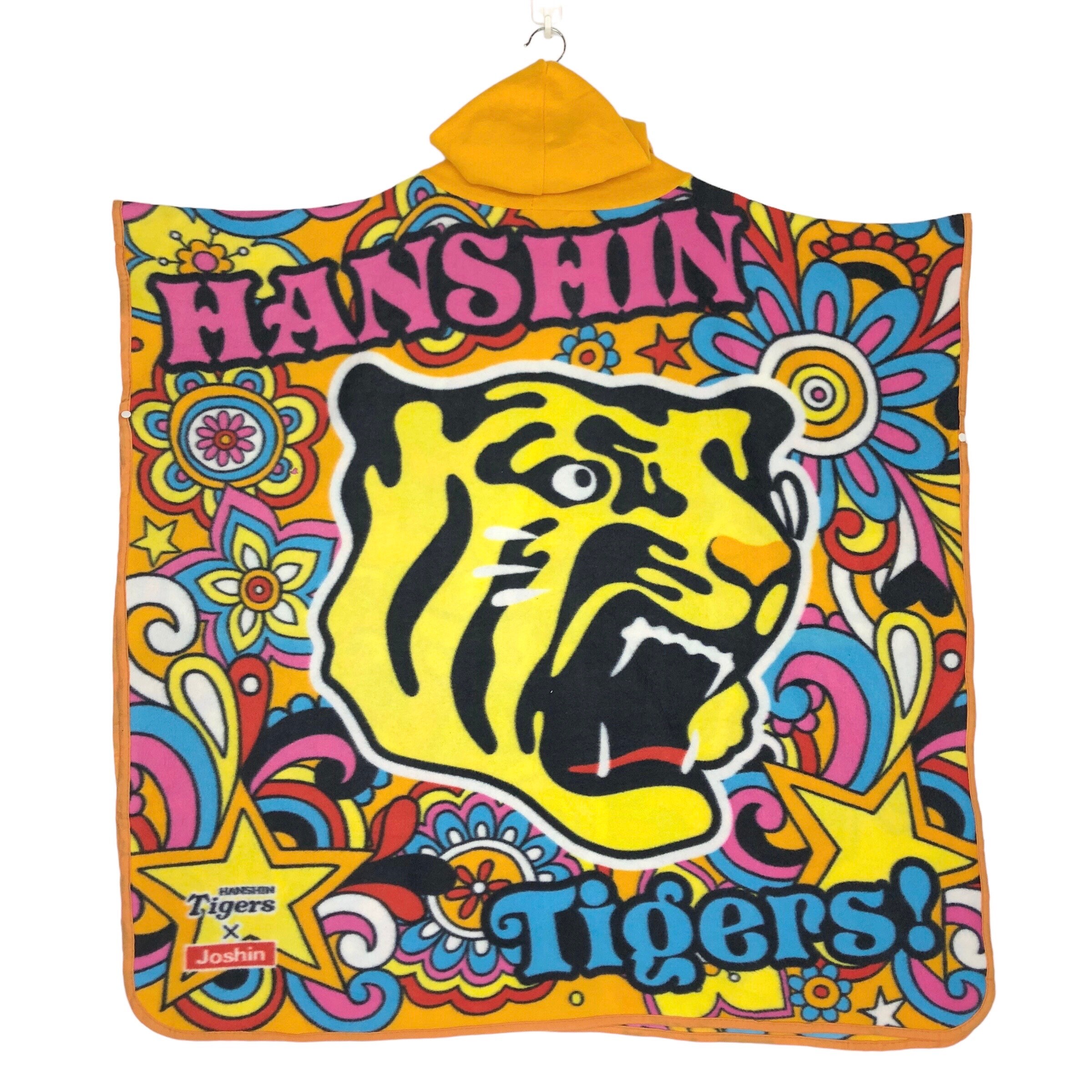 Hanshin Tigers Hoodie Poncho: Full Print Graphic - Etsy