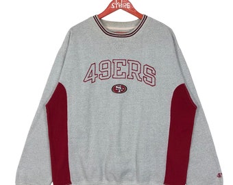 Vintage San Francisco 49ers Sweatshirt - NFL Football Grey