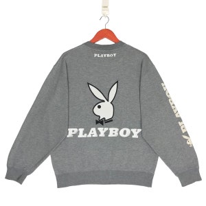 Playboy Big Logo Sweatshirt Grey Color M Size