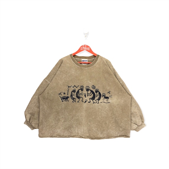 Vintage 90s Stoneaged Rockwear by Nicole Crewneck Sweatshirt