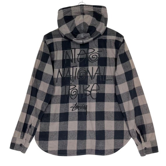 Stussy International Tribe Embroidered Hoodie Jacket Size M - Etsy