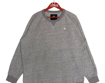 Sudadera de cuello redondo gris G Star Raw - Talla XL