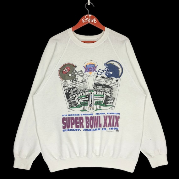 Vintage 90s NFL Super Bowl Stadium Crewneck Sweatshirt Size L - Etsy