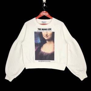 Mona lisa sweatshirt zara hotsell