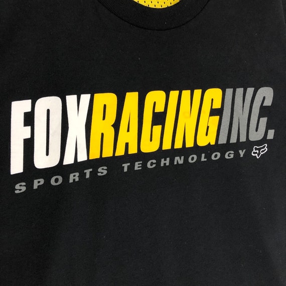 Vintage Fox Racing Reversible CrewNeck Big Logo S… - image 4