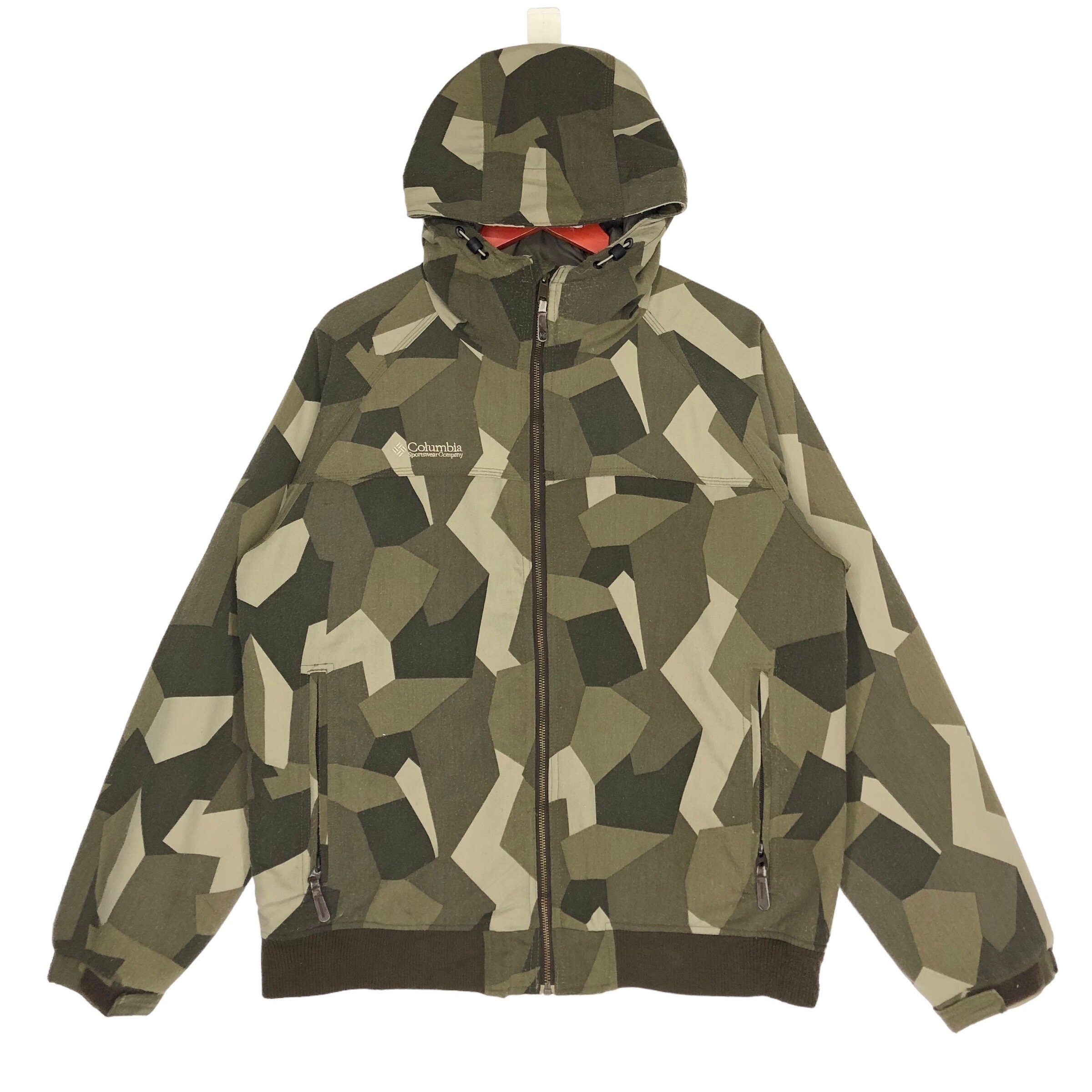 ジャケット・アウター Columbia hooded tech shell jacket camo Columbia hooded tech shell jacket camo Columbia Camouflage Hooded