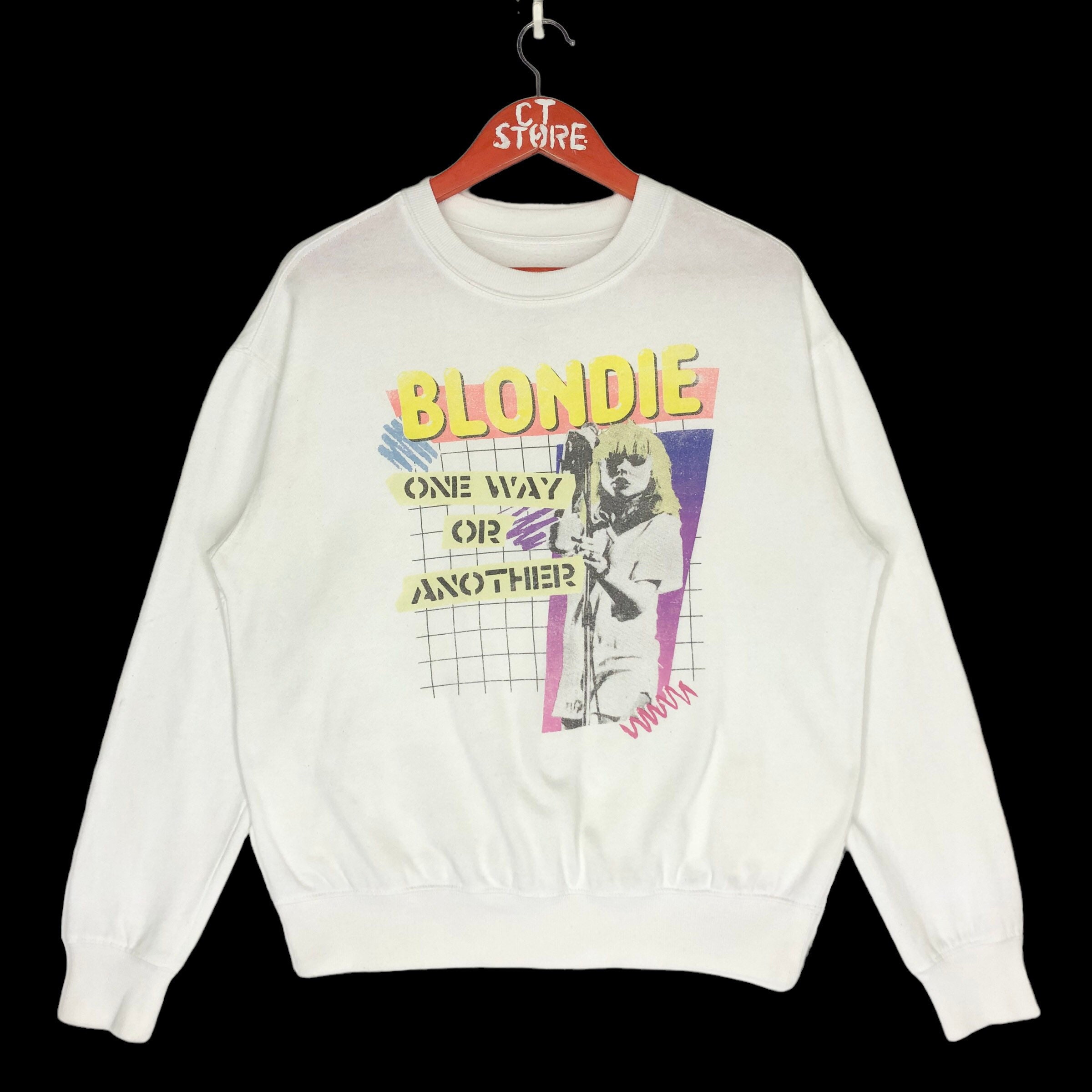 Blondie Crewneck Sweatshirt Big Logo Size S Band Blondie