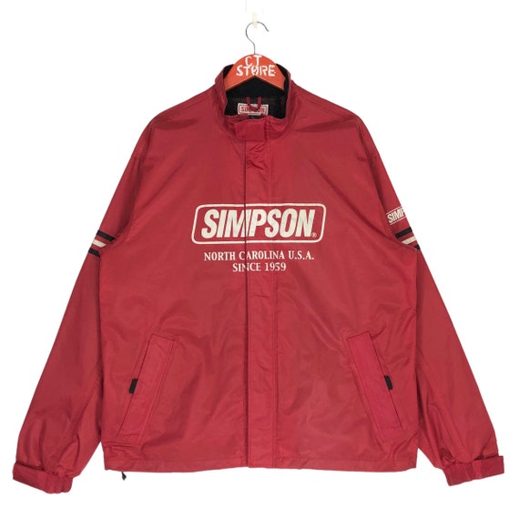 Simpson North Carolina Zipper Jacket Size L Racing Jacket