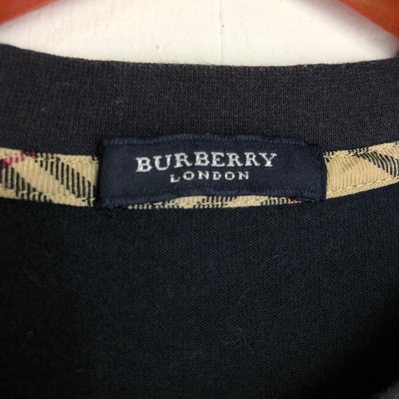 Vintage Burberrys London T Shirt Small Logo Mediu… - image 4