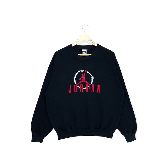 Vintage Nike Air Jordan Embroidery Crewneck Sweatshirt Size Vintage Nike Air Jordan Embroidery Crewneck Sweatshirt Size