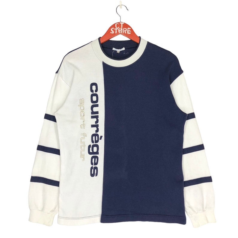 Vintage Courreges Crewneck Sweatshirts Size S, Courreges Sweatshirt image 1