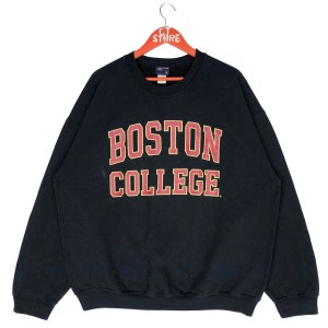 Vintage Boston College Crewneck Sweatshirt - Dark Blue