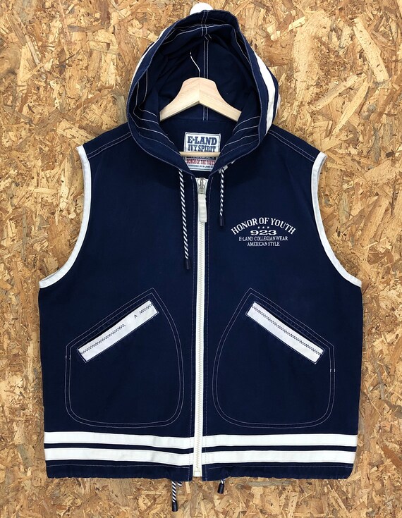 College hotsell sleeveless hoodie