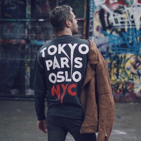 London New York Tokyo Los Angeles Homme Sweatshirt 