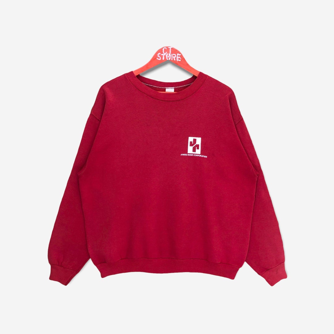 Vintage Russell Athletic James River Corporation Small Logo Crewneck