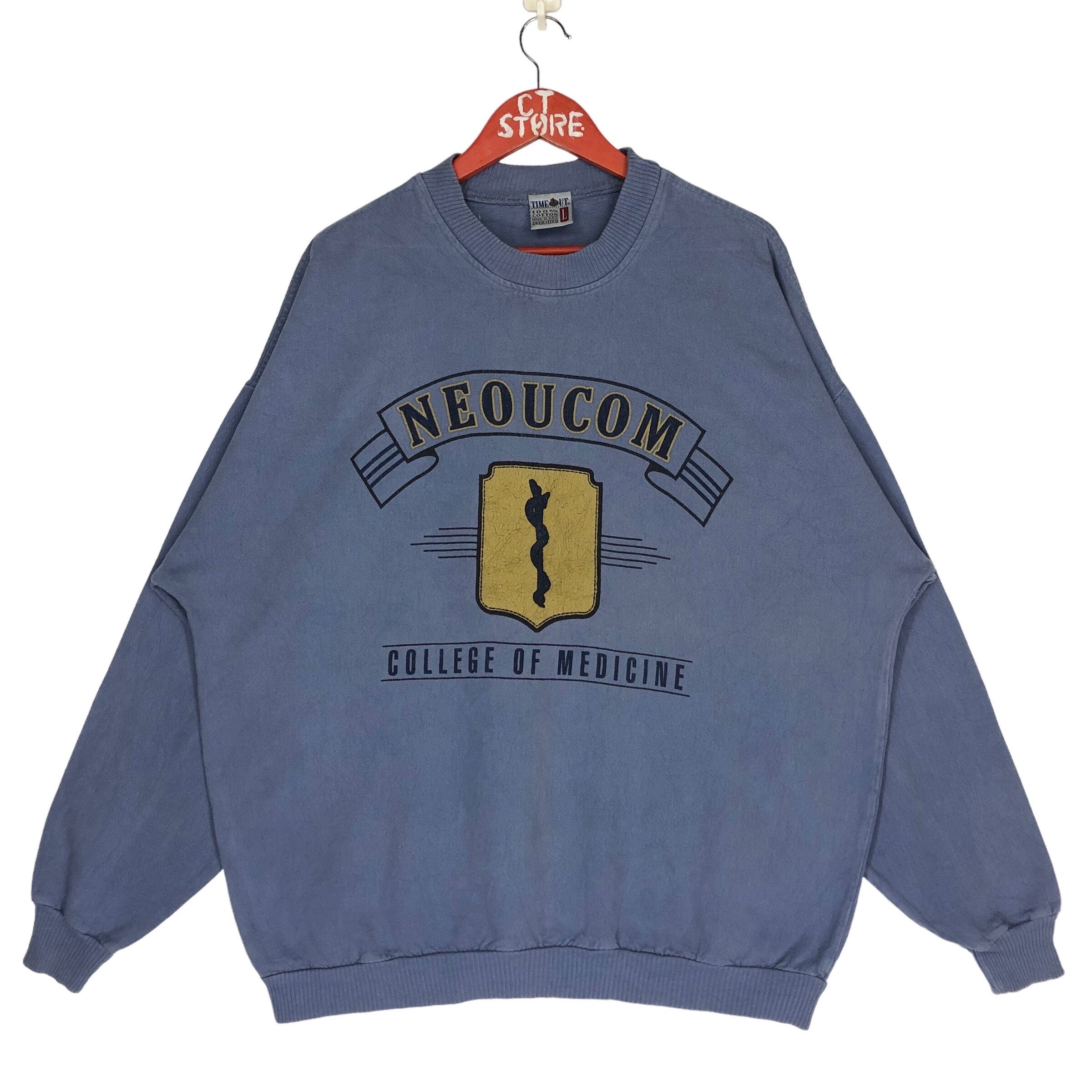 Vintage NEOUCOM College of Medicine Oversized Crewneck Sweatshirt