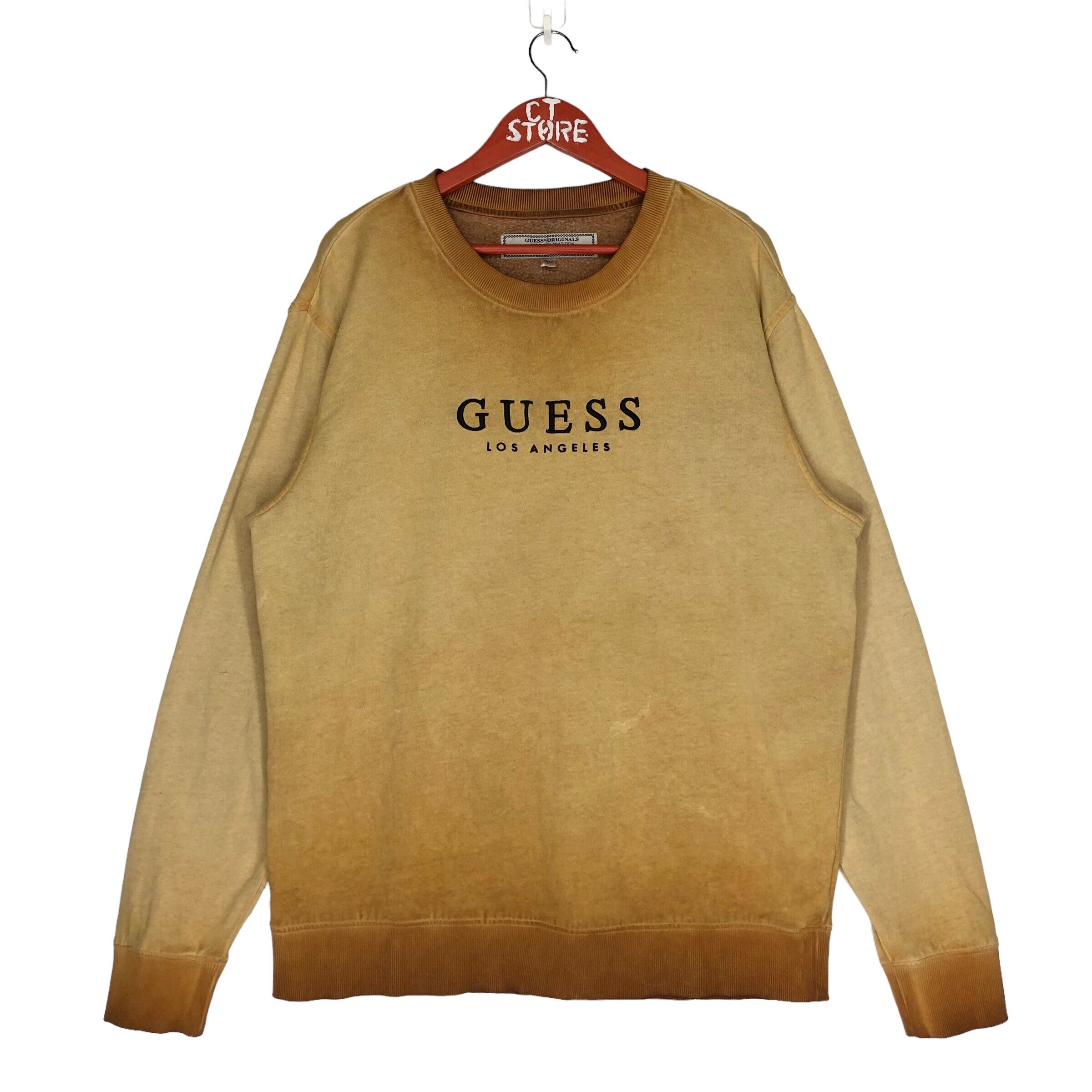 Guess Crewneck Small Logo Sweatshirts Guess Size L - Israel