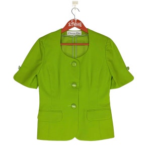 Christian Dior Green Coat Size S