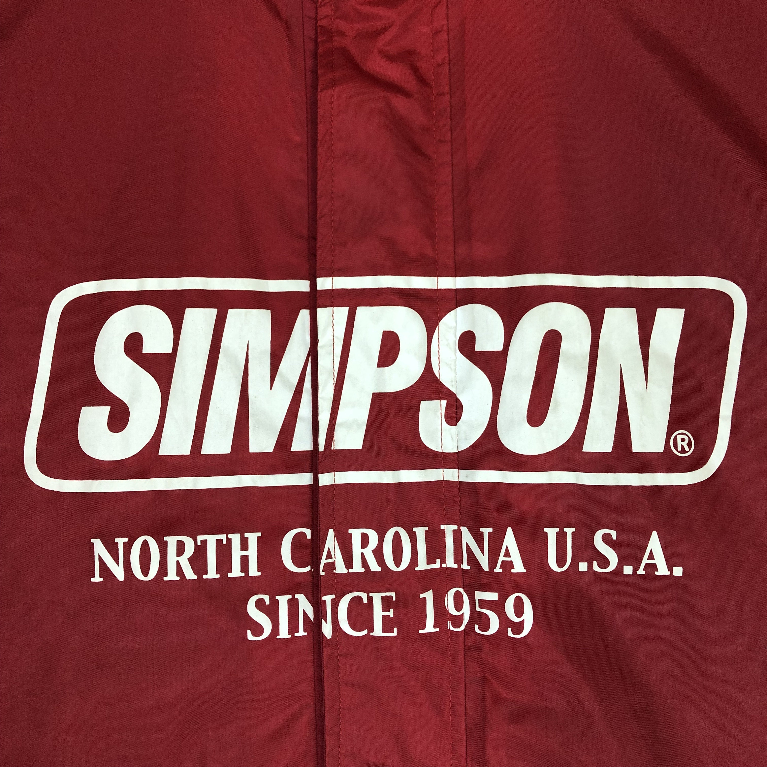 Vintage Simpson Racing Jacket: North Carolina, Size L - Etsy
