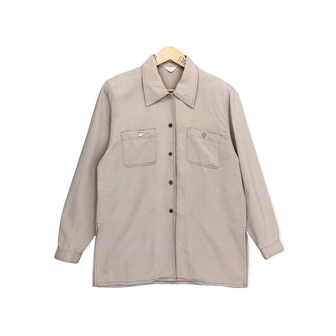 VALENTINO Shell Button Linen Jacket 貝ボタン 0400022665659_CREAM?wid=600&