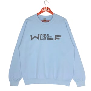 Wolf Packet Crewneck Sweatshirt Size L, Animal Sweatshirt, Wolf Sweatshirt