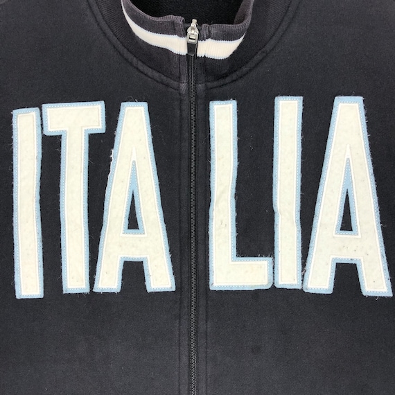 Vintage Kappa Italia Zip Up Sweater Jacket Size M… - image 4