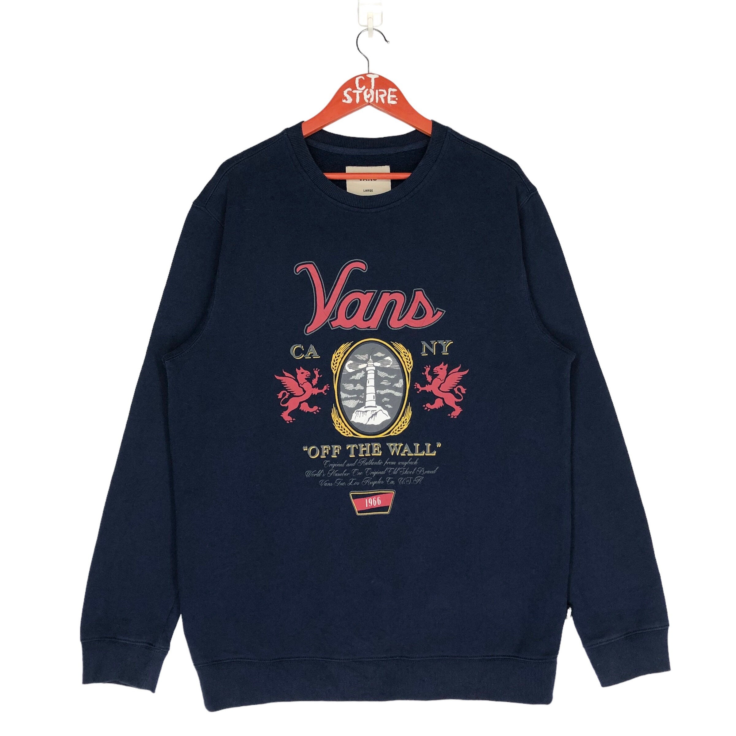 Vans off the wall sweatshirt hotsell