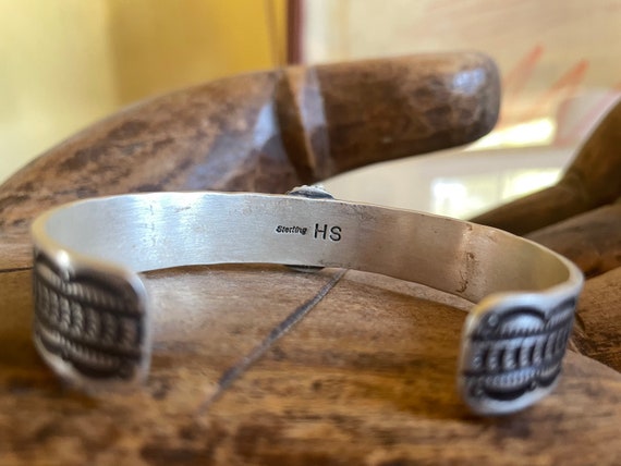 Navajo / HS Herman Smith silver bangle